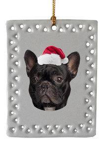 French Bulldog  Christmas Ornament