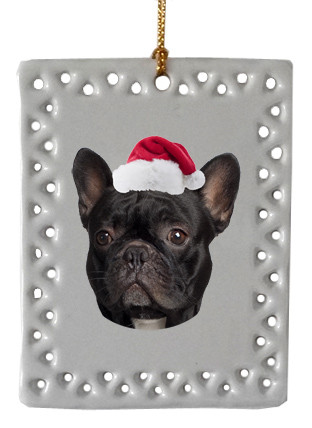 French Bulldog  Christmas Ornament