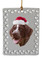 German Shorthaired Pointer  Christmas Ornament