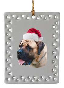Mastiff  Christmas Ornament