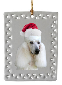 Poodle  Christmas Ornament