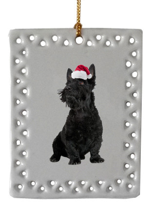 Scottish Terrier  Christmas Ornament