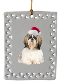 Shih Tzu  Christmas Ornament