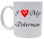 I Love My Doberman Coffee Mug
