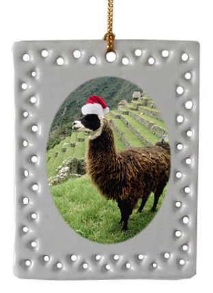 Llama  Christmas Ornament