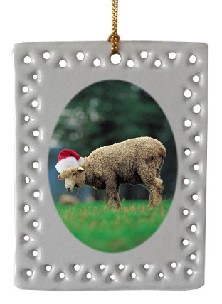 Sheep  Christmas Ornament