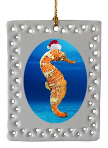 Seahorse  Christmas Ornament