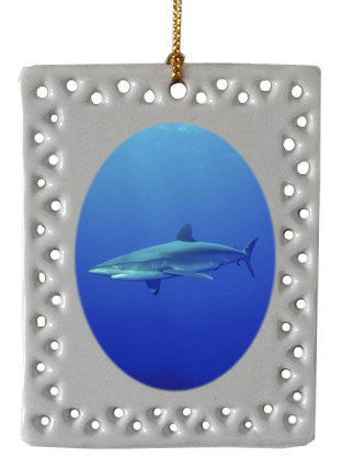 Shark  Christmas Ornament