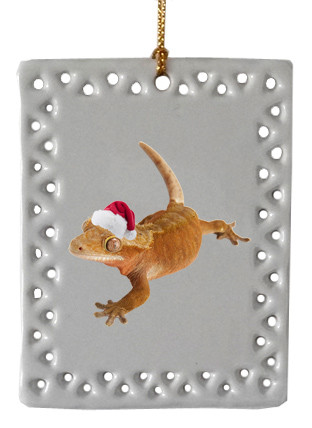 Gecko  Christmas Ornament