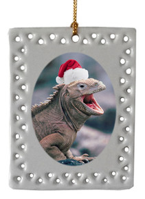 Iguana  Christmas Ornament
