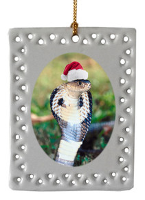 Cobra Snake  Christmas Ornament