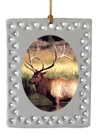 Elk  Christmas Ornament