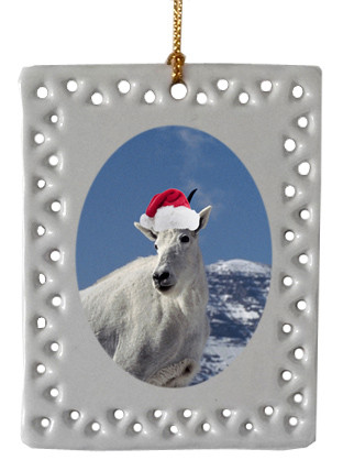 Mountain Goat  Christmas Ornament