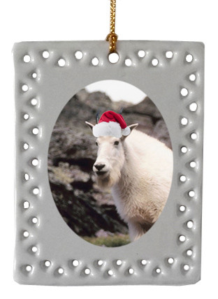 Mountain Goat  Christmas Ornament