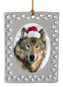 Wolf  Christmas Ornament