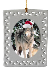 Wolf  Christmas Ornament