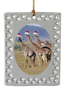 Giraffe  Christmas Ornament