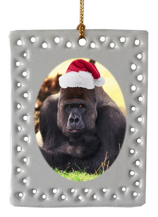 Gorilla  Christmas Ornament