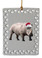 Rhino  Christmas Ornament