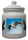 Black Headed Gull Ceramic Color Cookie Jar