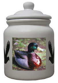 Duck Ceramic Color Cookie Jar
