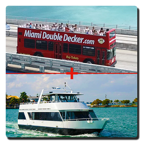 Miami Bus Tour And Miami Boat Tour Combo