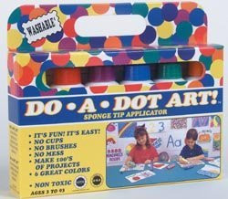 Do-A-Dot Art Sponge Tip Washable Markers Brilliant Set of 6