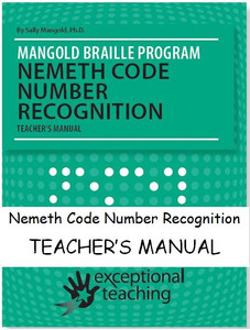 Mangold Nemeth Code Number Recognition Teacher's Manual