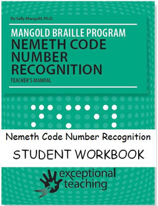 Mangold Nemeth Code Number Recognition Student Workbook