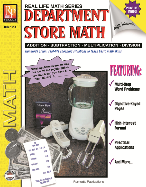Real Life Math Series Department Store Math