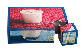 Real Photo Wooden Cube Puzzles
