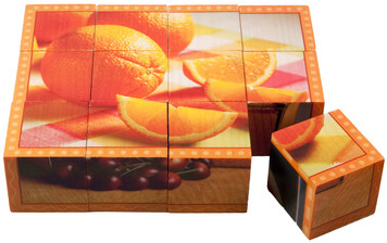 Real Photo Wooden Cube Puzzles