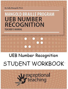 Mangold UEB Number Recognition Student Workbook