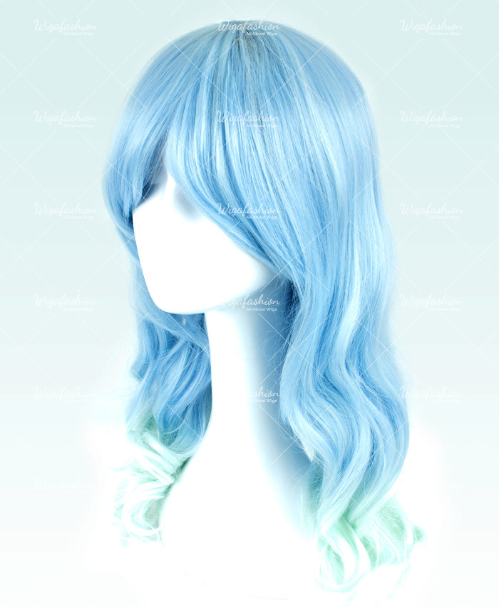 blue wig for baby