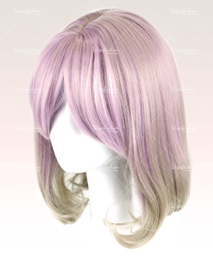 Baby Violet Short Wavy with Gray Strip 30cm