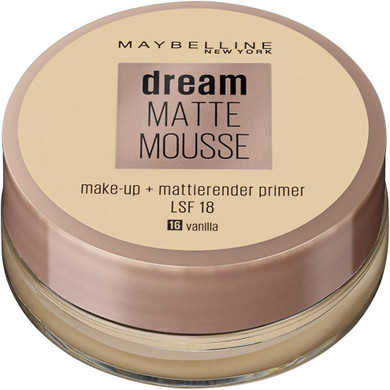 MAYBELLINE maybelline dream matte mousse foundation - # 16 Vanilla