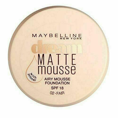 MAYBELLINE Maybelline Dream Matte Mousse Foundation - 002 Fair (www.hair2buy.co.uk)