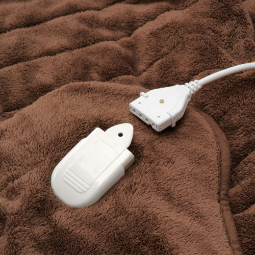 Electric Heated Throw Rug Snuggle Blanket 9 Smart Heat Settings + Timer  Control (Navy Blue) - UltraSaver