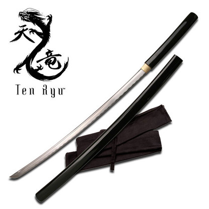 Ten Ryu SHIRASAYA SWORD (Black Wood)