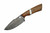 7.5" WALNUT WOOD & PEARL DAMSCUS KNIFE (DM-1126)