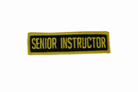 Rank Patch - Senior Instructor