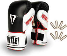 TITLE® Boxing Gel Power Weighted Super Bag Gloves