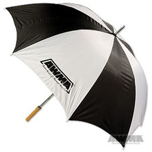AWMA® Two Tone AWMA Logo Umbrella - White/Black