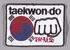 KWON® Patch Flag, Fist & Lettering