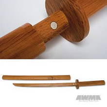 AWMA® Hardwood Bokken with Wooden Scabbard - Youth