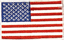 Century® American Flag White Patch