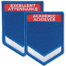 Century® Blue Achievement Attendance Patches