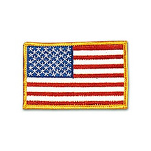 Century® American Flag Gold Patch