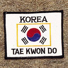 AWMA® Korea - Tae Kwon Do Patch