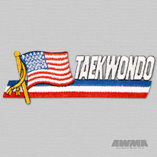 AWMA® Flag Patch - Taekwondo